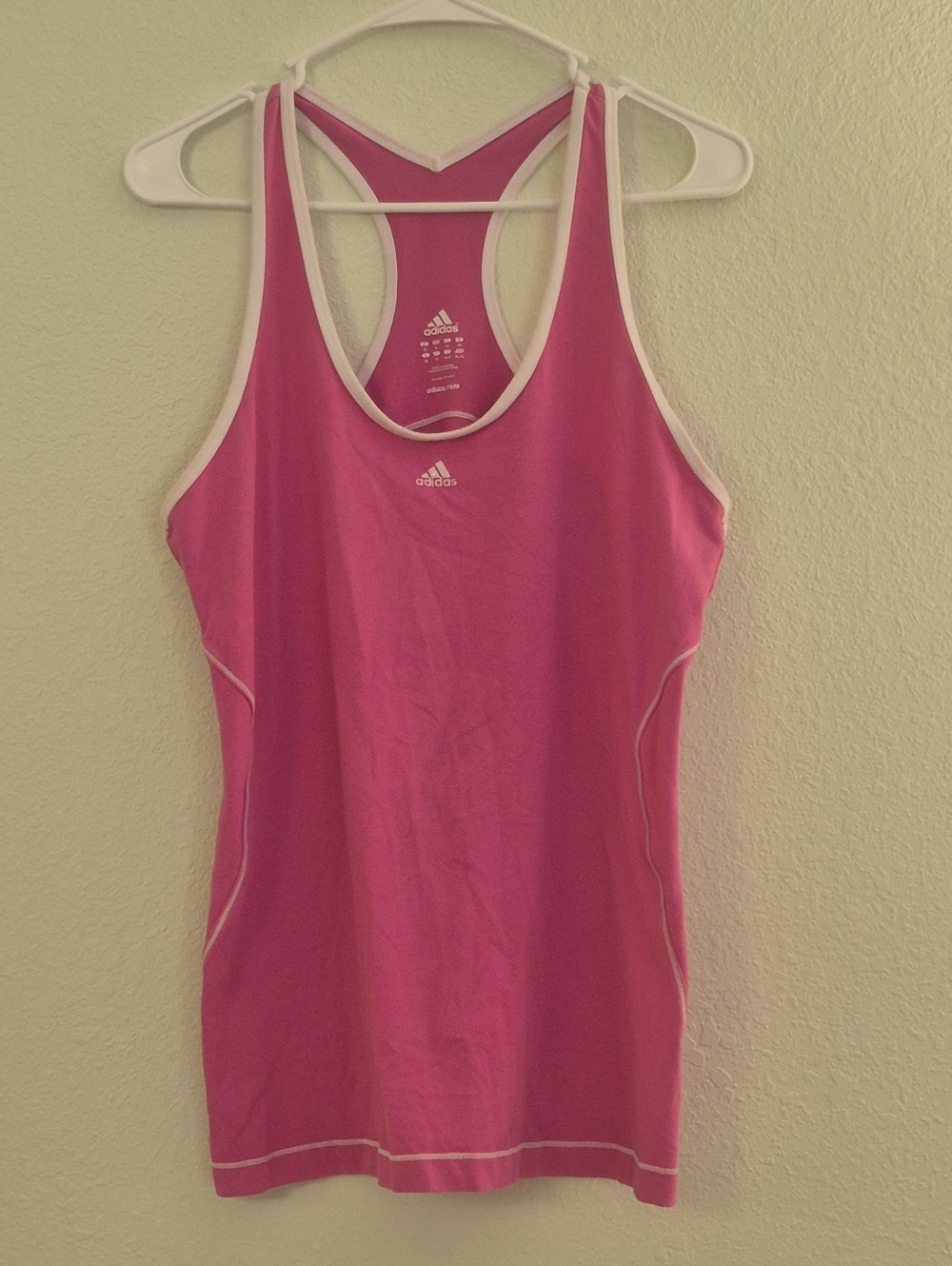 adidas Women’s Pink Racerback Tank Top